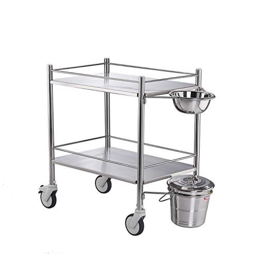 Dressing Trolley With Bowl Bucket