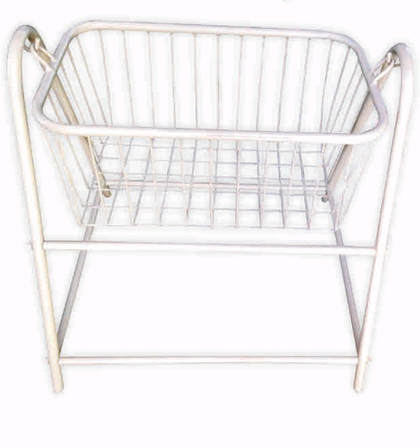 Hospital Baby Cradle - Color: White
