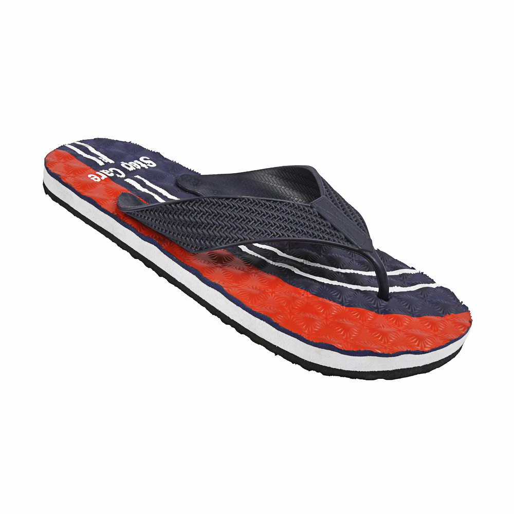 Red And Blue Flip Flop & Slippers - Color: Multicolor