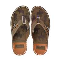 Brown Hawaii Thong Sandals - Feature: Durable