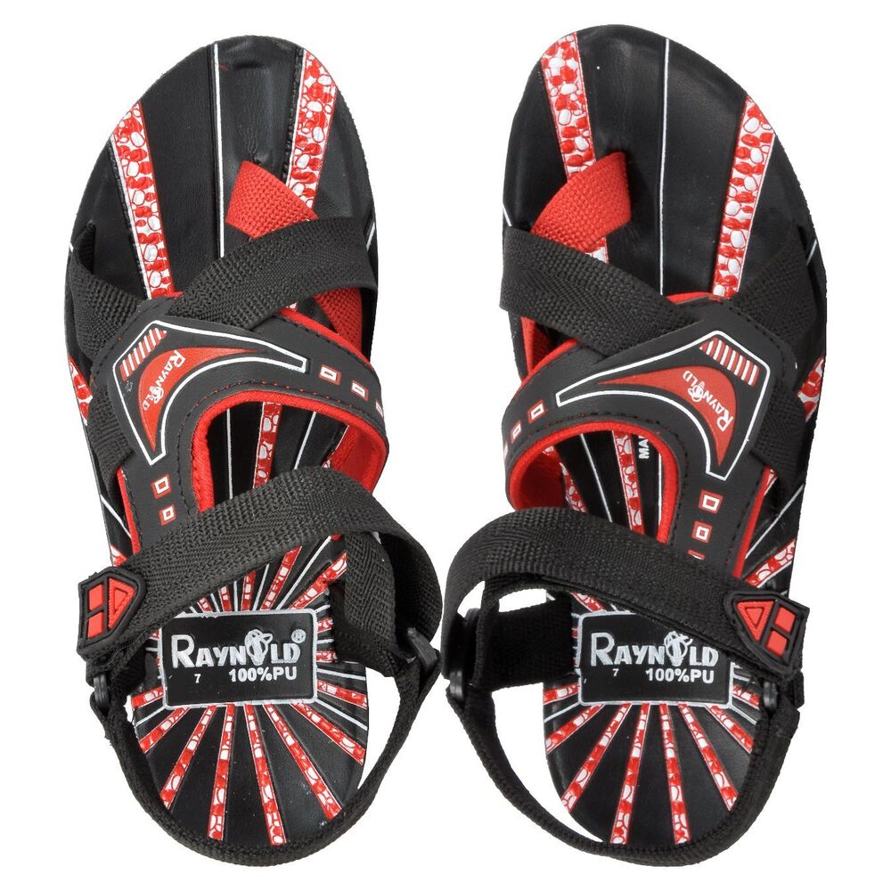 Casual Wear Men Printed Pu Sandals - Color: Multicolor