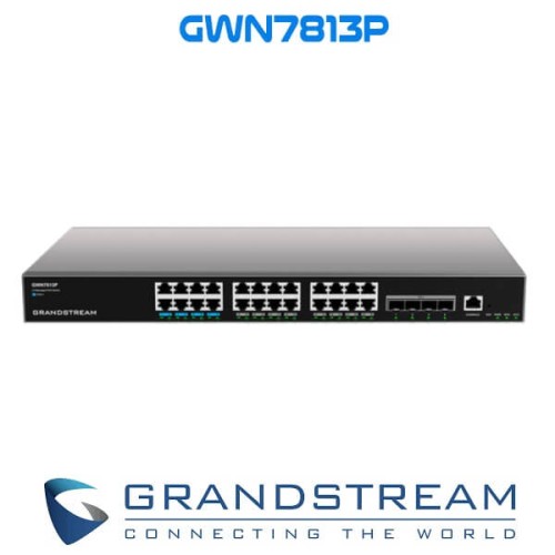Grandstream Gwn7813p 24port Gigabit Poe Layer 3 Managed Switch With - Frequency: 50-60 Hertz (Hz)