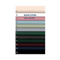 Poly Satin Lycra Shirting Fabric