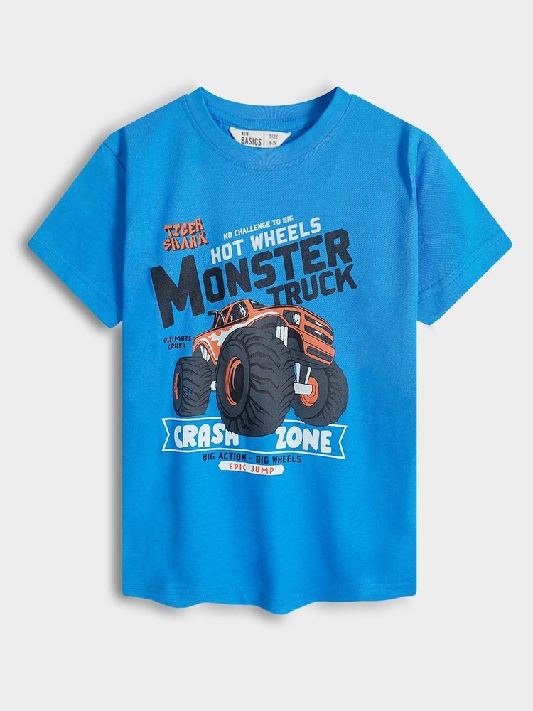 Boys Truck Printed T-Shirt