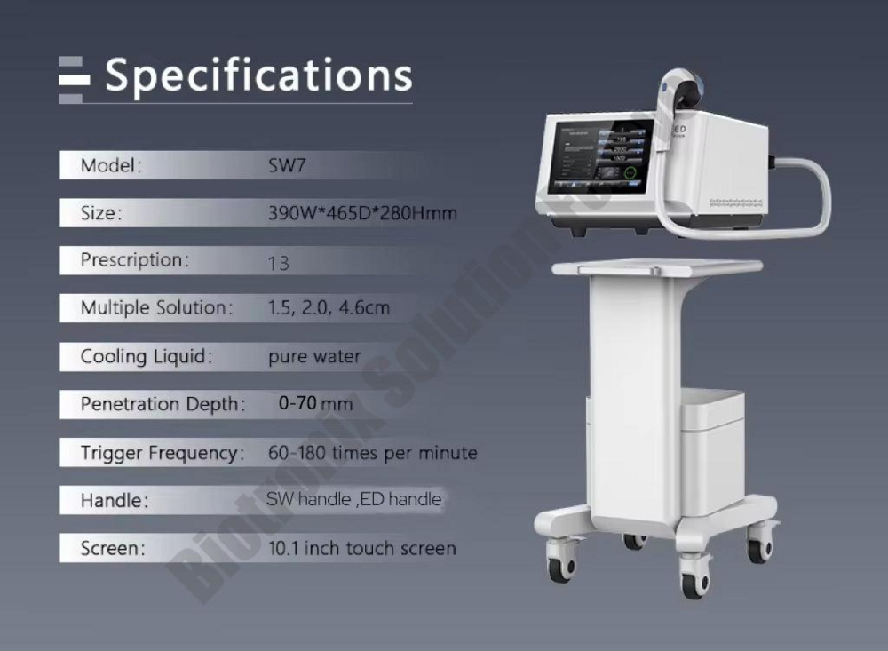High Precision Focused Shockwave Therapy Equipment for Pain Management