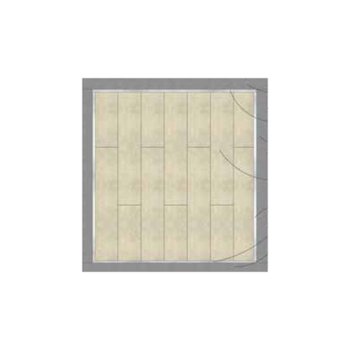 Staggered Joint Commercial Wall - Color: Grey