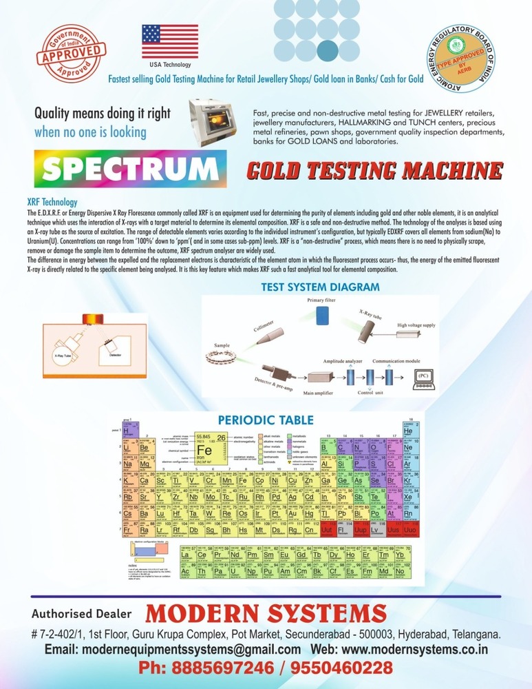 EDS8800 Gold Jewellery Testing Machine