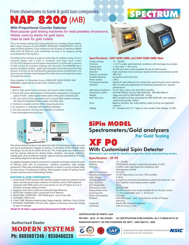 EDS8800 Gold Jewellery Testing Machine