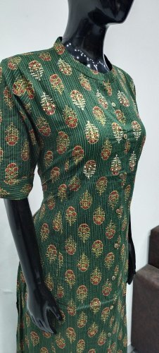 A Line Kurta With Pocket