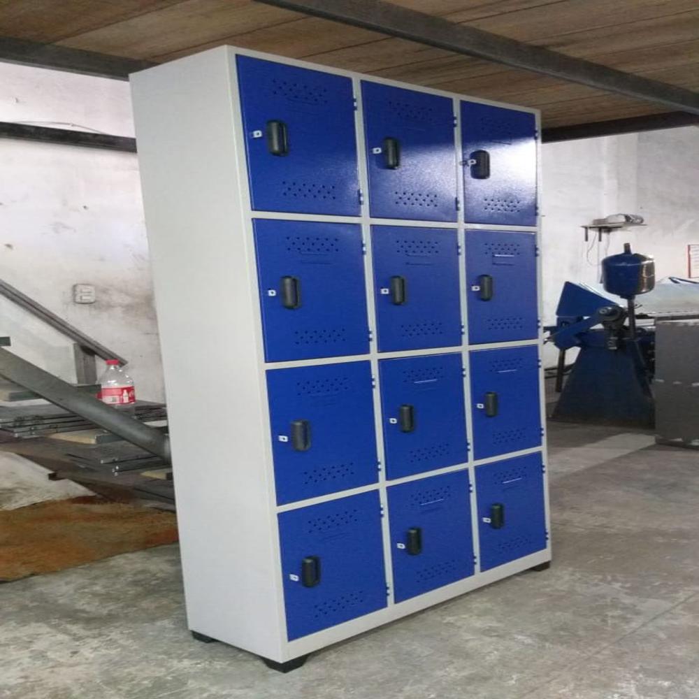 Grey Industrial Locker - Color: Gray