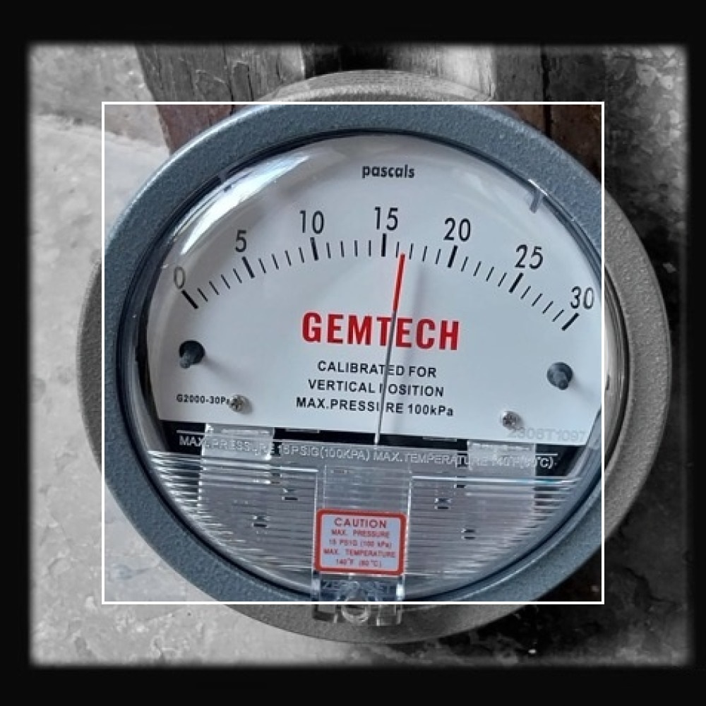 GEMTECH Differential Pressure Gauge Distributor For Chittorgarh Rajasthan