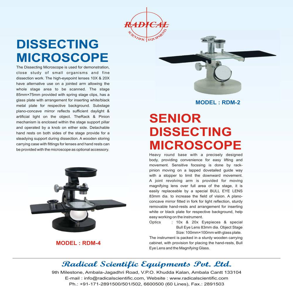 Dissecting Microscope Rdm-2 - Application: Industry