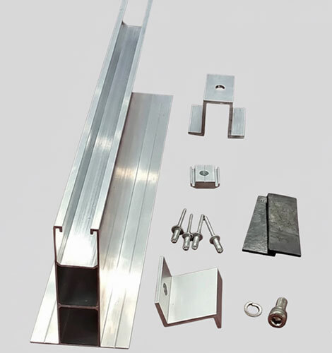 Solar Panel Microrails - Application: Industrial