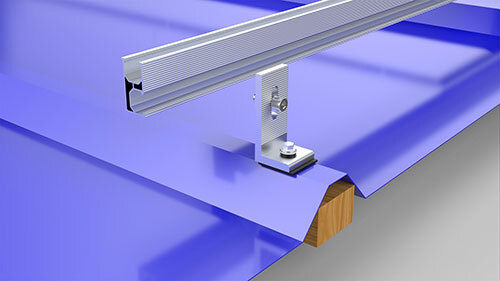 L Feet Solar Roof Mounting Stand - Application: Industrial