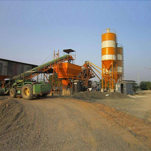 Ready Mix Concrete Mixing Plant - Color: Customized