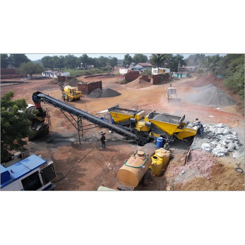 Mobile Concrete Plant - Color: Customized