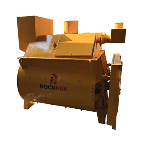 Automatic Twin Shaft Mixer - Color: Yellow