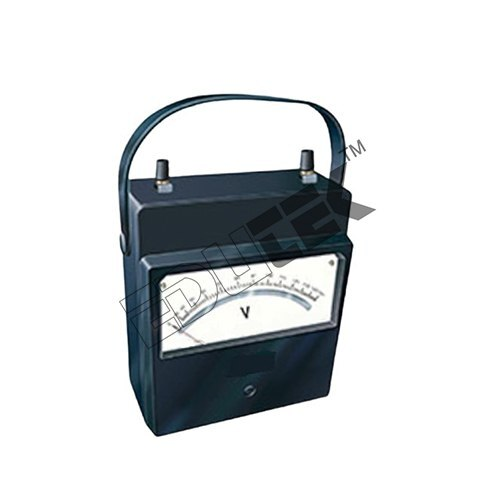 Tripple Range Moving Coil Dc Portable Voltmeter - Selectable Ranges: 0-50/100/200v, 75/150/300v, 150/300/600v | Suitable For Engineering Electronics Instruments