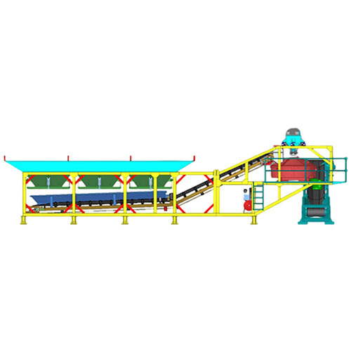Compact Mobility Concrete Batching Plant - Color: Customized