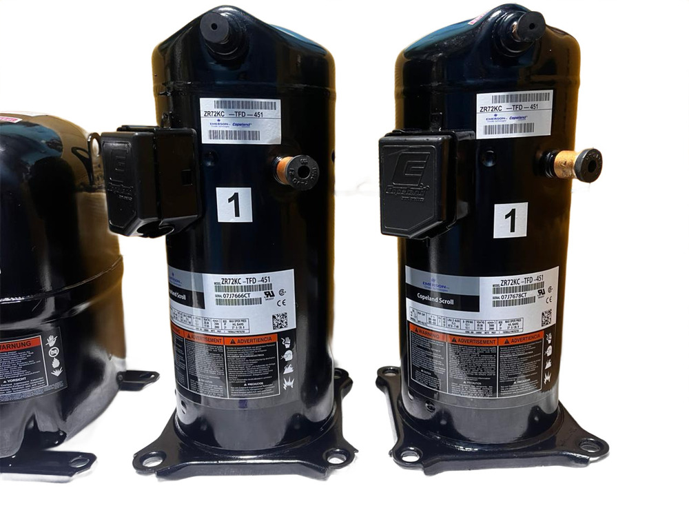 Zr 72 5 Ton 3 Phase Scroll Compressor - Color: Black