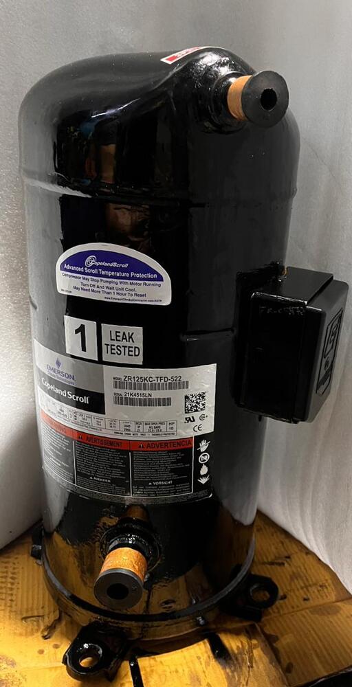 Zr125 9 Ton 3 Phase Scroll Compressor - Color: Black