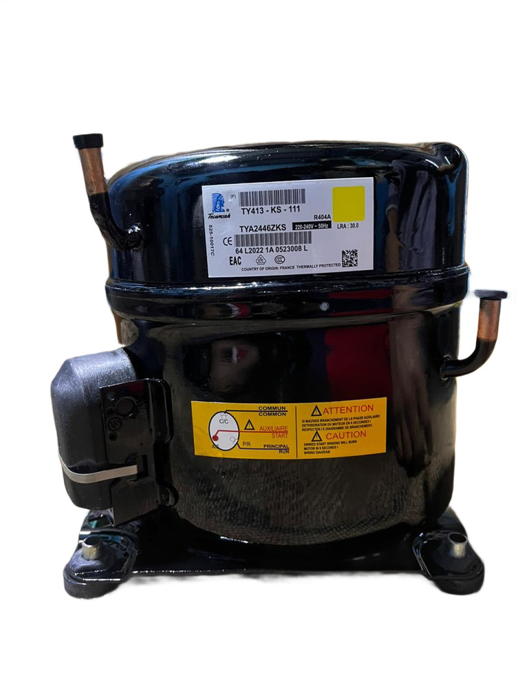 Tecumseh Tya 2246 Hermetic Single Phase Compressor - Color: Black