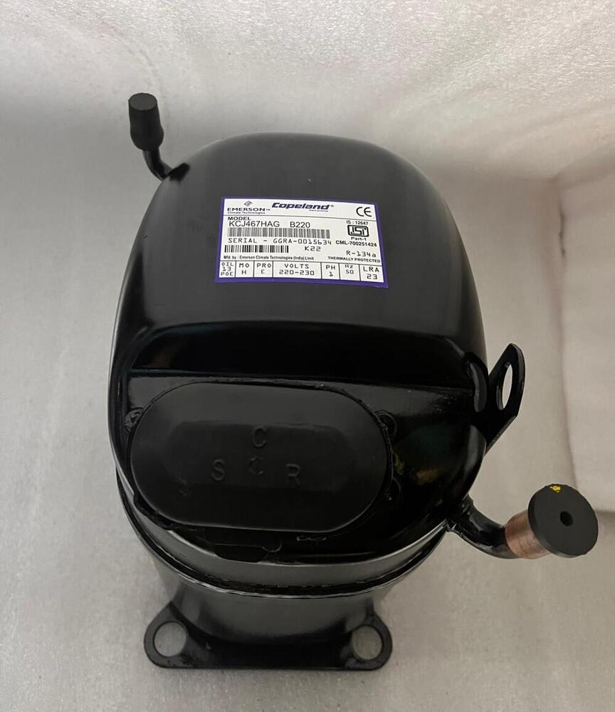 Copeland Kcj 467 Single Phase Harmonic Compressor - Color: Black