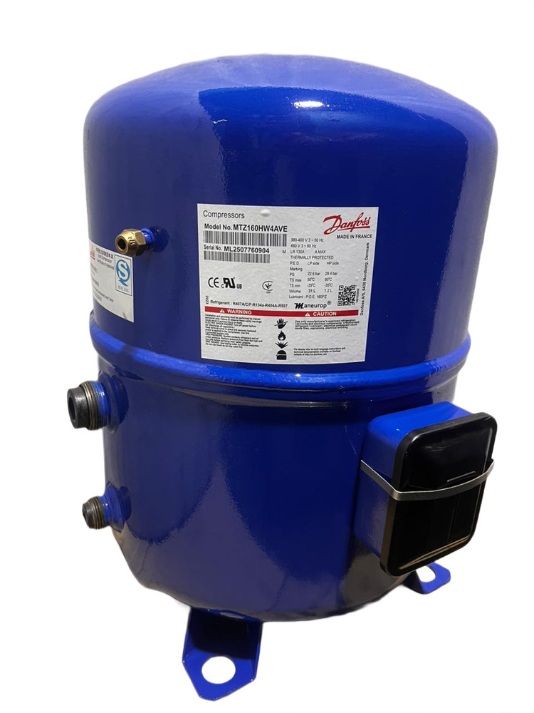 Danfoss Mtz 160 12 To 3 Phase Hermetic Compressor - Color: Blue