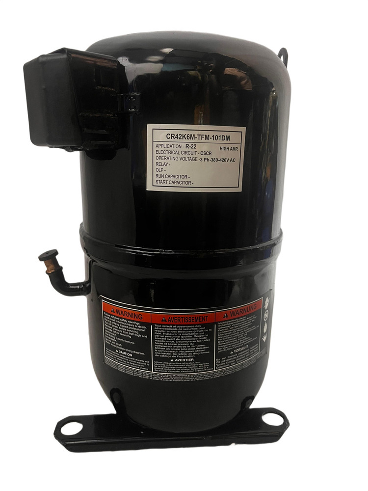 Cr42 3 Ton 3 Phase Hermetic Compressor - Color: Black