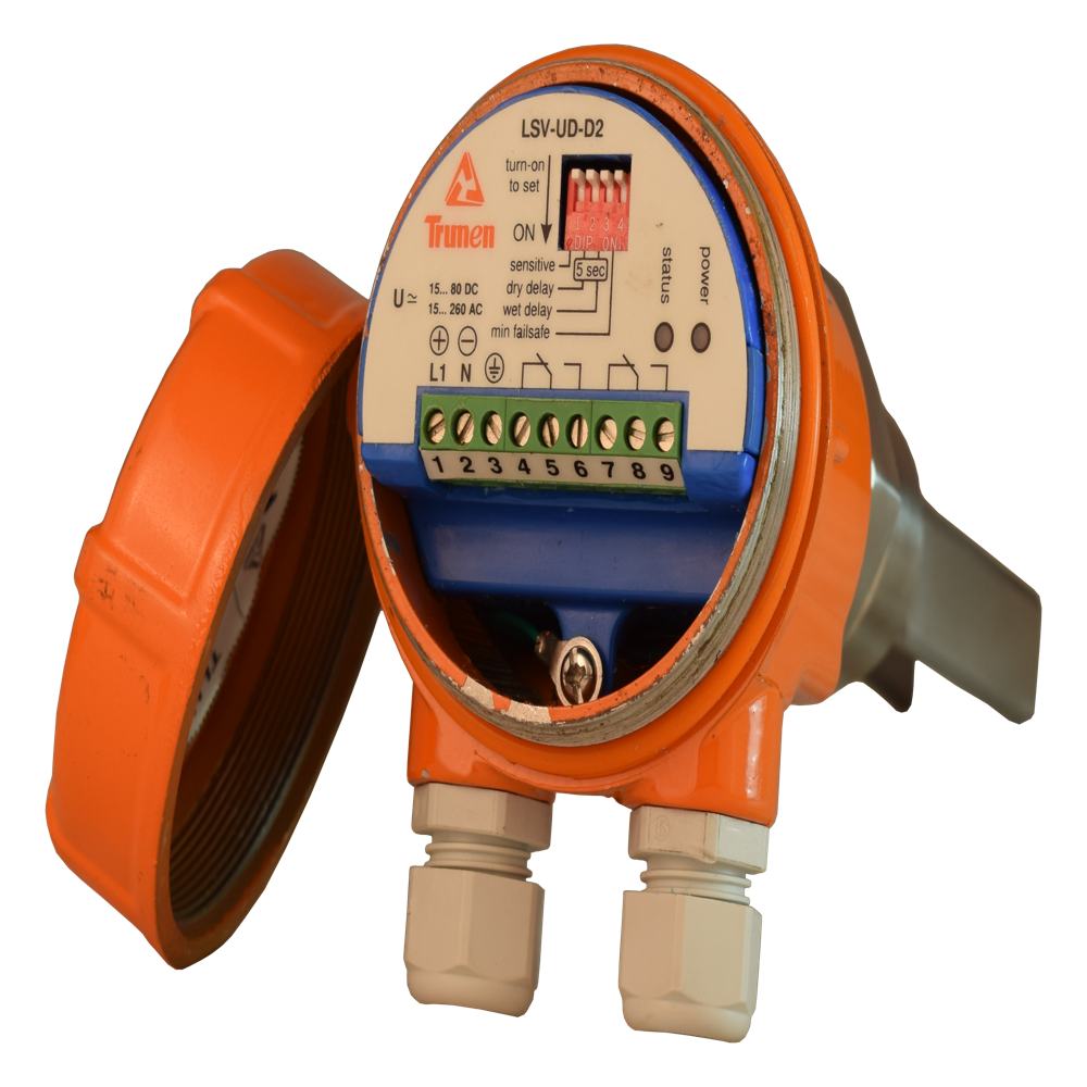 Vibrating Fork Point Level Switch For Solids - Color: Orange