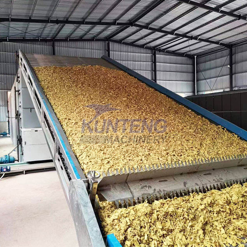 Automatic Industrial Ginger Mesh Belt Drying Equipment Yam Cassava Slice Drying Machine