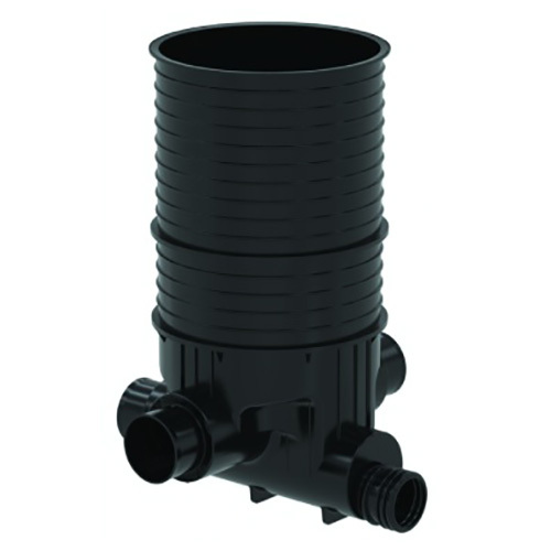 Corfit - Polyethylene Inspection Chamber - Color: Black