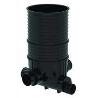 Corfit - Polyethylene Inspection Chamber - Color: Black