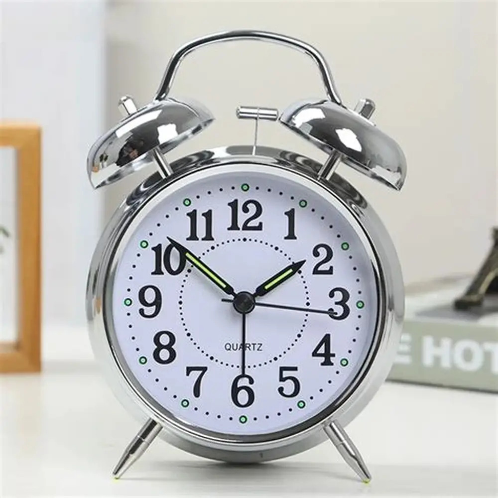 Spy Alarm WIFI Table Clock Camera