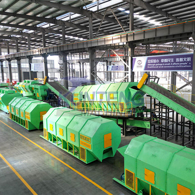 100t/day Garbage Classification Recycling Plant Construction Garbage Sorting Line Decoration Waste Sorting Machine