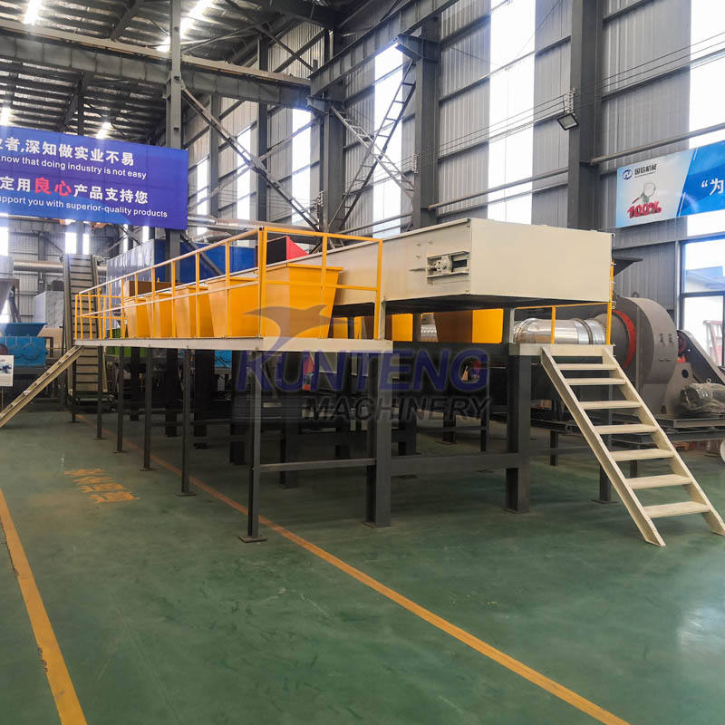 Urban Garbage Separator Municipal Waste Recycling Processing Line