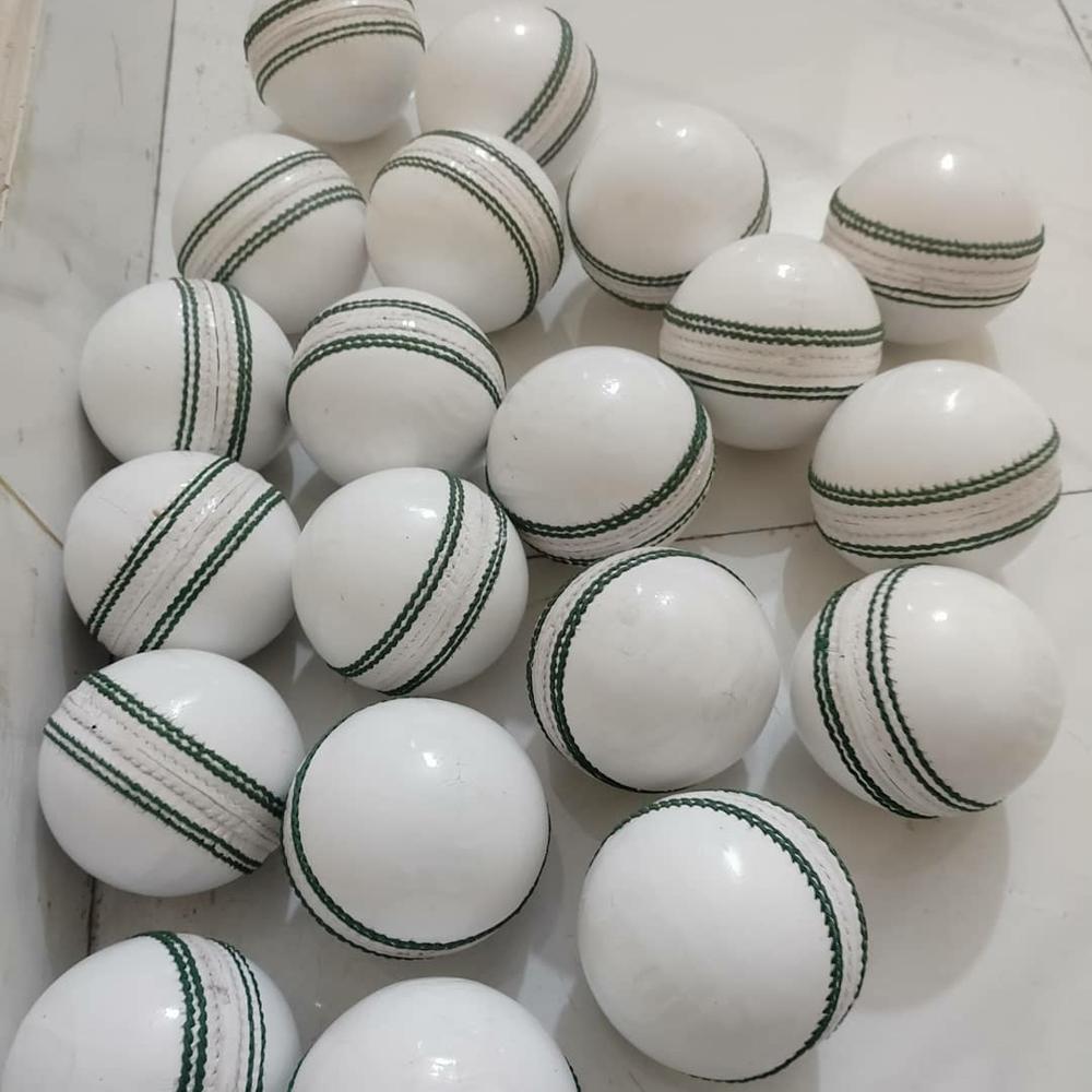 White Cricket Leather Ball - Age Group: Adults