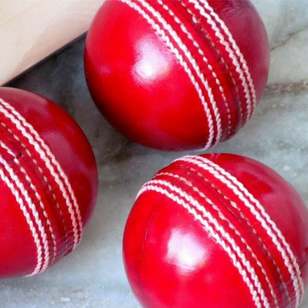 Red Cricket Leather Ball