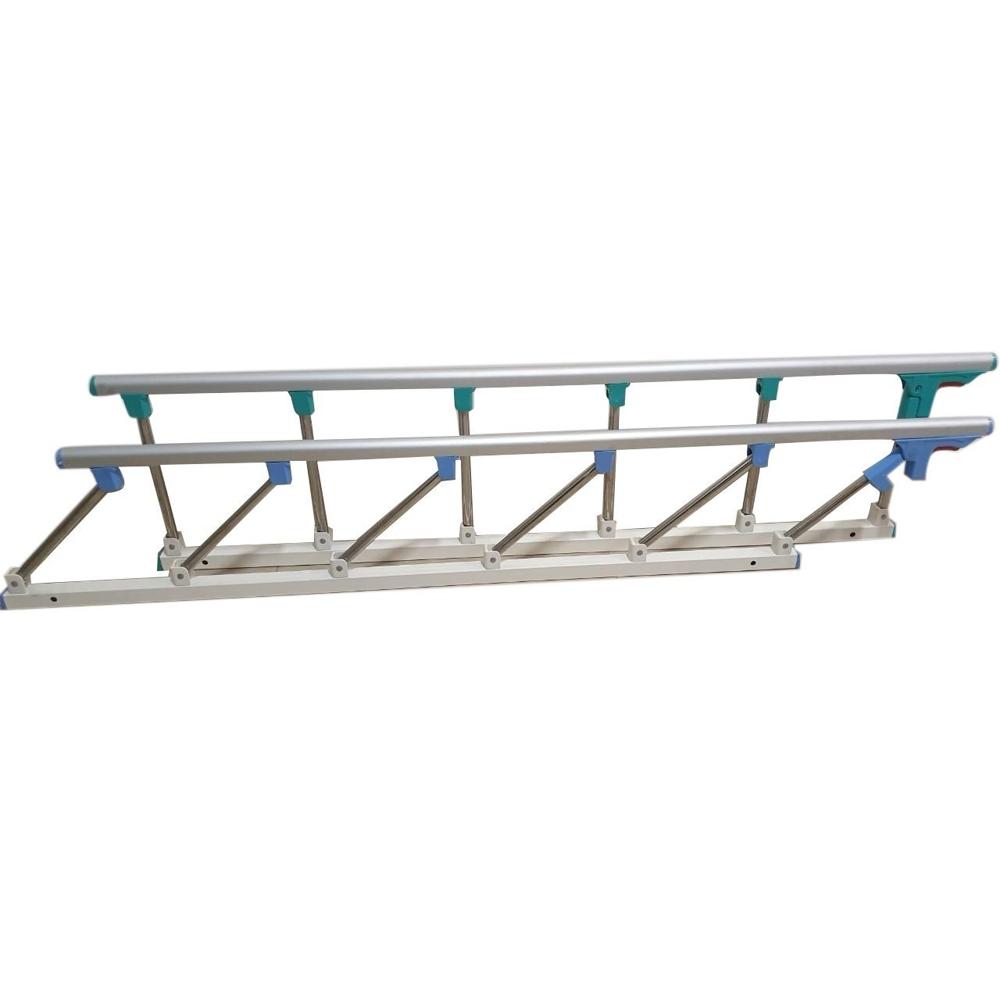 Collapsible Railing Bed Set - Color: White