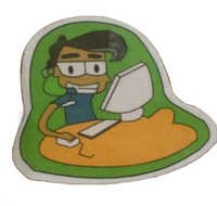 Magnetic Fridge Sticker - Color: Multi Colour