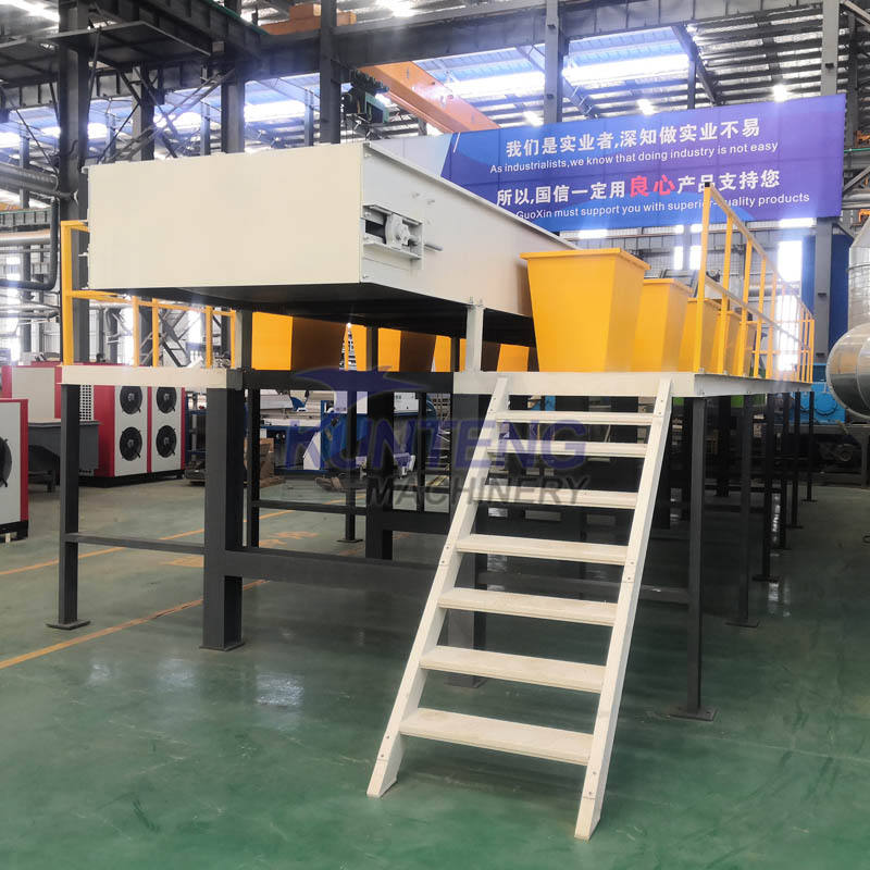 Artificial Waste Sorting Platform Waste Sorting Processing Line - Capacity: 20 T/hr
