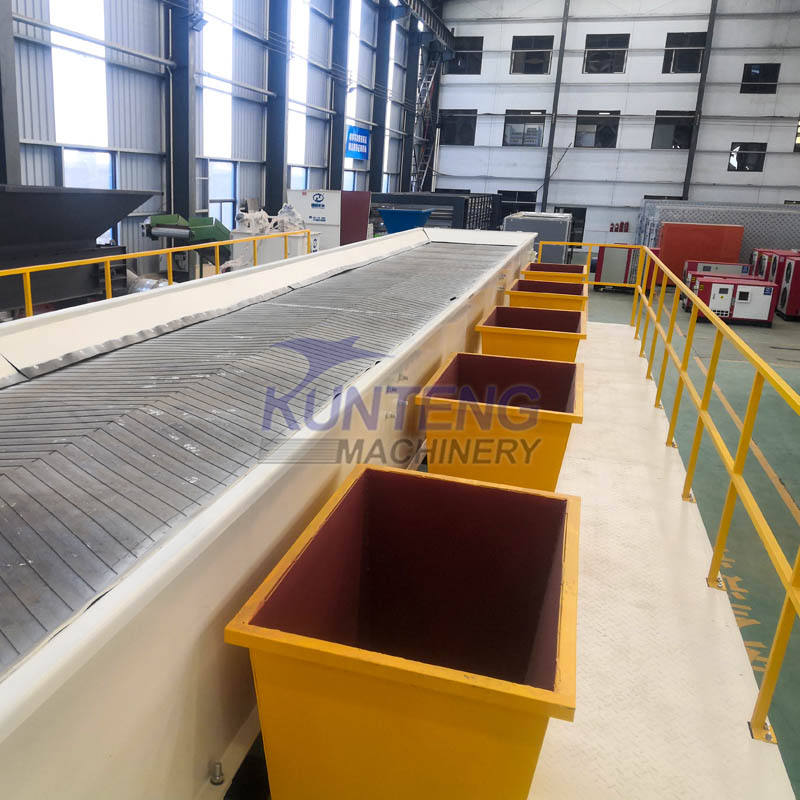 Artificial Waste Sorting Platform Waste Sorting Processing Line - Capacity: 20 T/hr