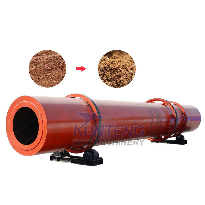 Continuous Sawdust Sand Rotary Drying Machine Cocopeat Rotary Dryer - Feature: High Efficifiency