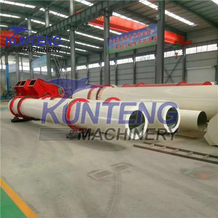 Continuous Sawdust Sand Rotary Drying Machine Cocopeat Rotary Dryer