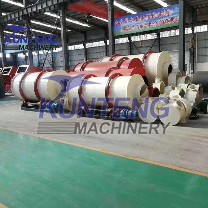 Continuous Sawdust Sand Rotary Drying Machine Cocopeat Rotary Dryer