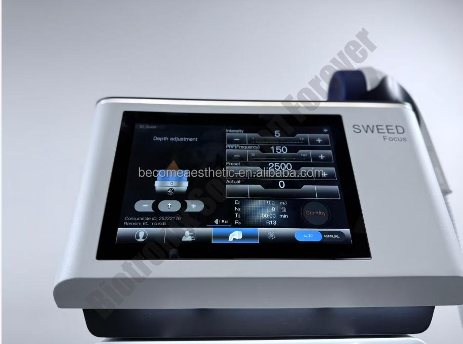 Focused Shockwave Therapy Machine for Back, Neck, and Shoulder Pain Relief