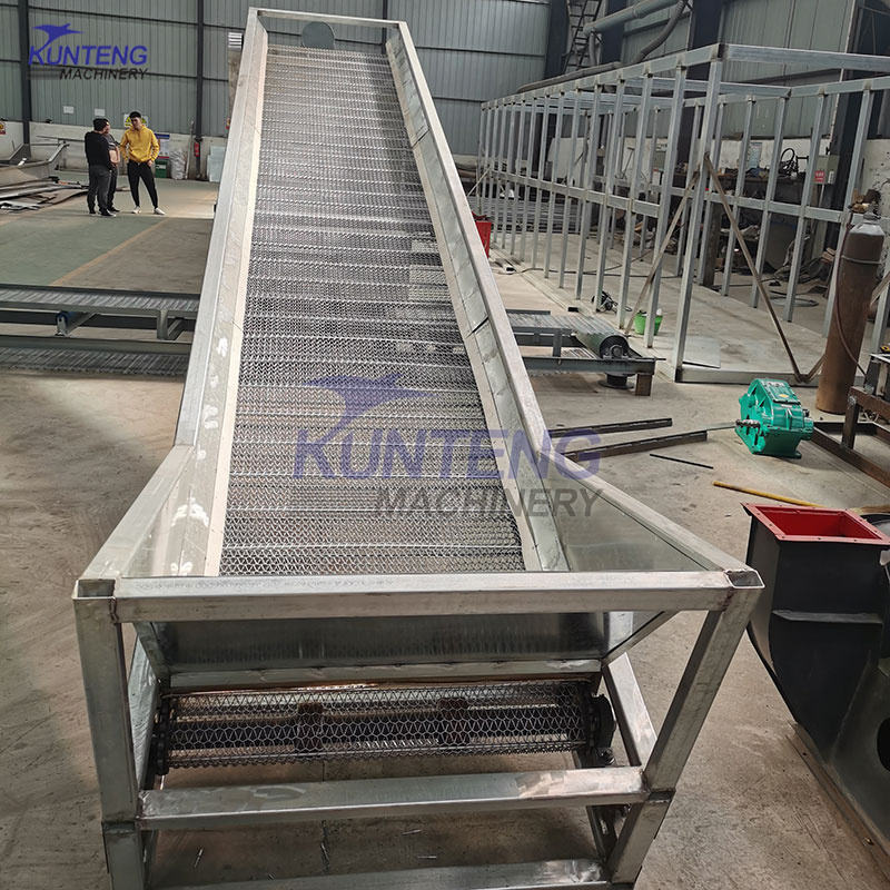 Automatic Fruits and Vegetables Dryer Machine Mesh Belt Food Drying Equipment