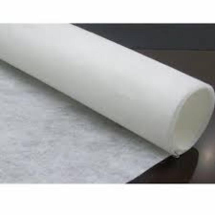 White Geotextile  Fabric