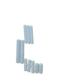 Ptfe Coated Magnetic Bars Stirrer - Color: White