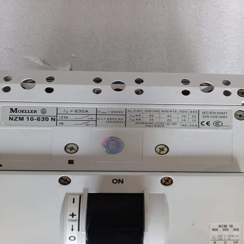 Moeller Nzm 10-630 N Mccb 630amp Mccb Circuit Breaker 630amp